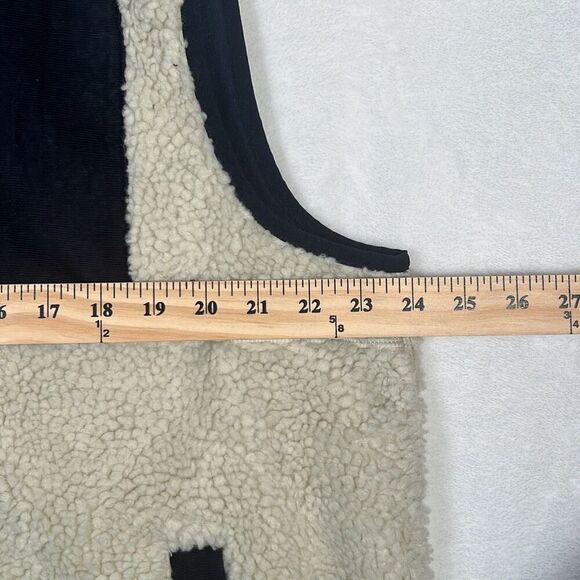 Vineyard Vines Vest Sherpa Fleece Deep Pile Stone Full Zip NWT Men Size XL - Picture 2 of 10